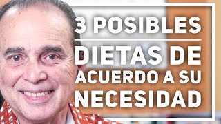 Episodio 1709 3 Posibles Dietas De Acuerdo A Su Necesidad [upl. by Virgil]