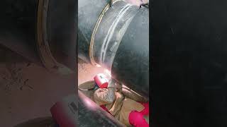 Welding heating pipe process [upl. by Brouwer]