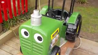 Jolly Roger Troy the Tractor kiddie ride [upl. by Oigolue]