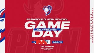 GIRLS BASKETBALL  Lady Rams vs Marion Lady Patriots [upl. by Naxela]