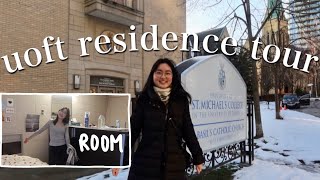 A UofT Dorm Tour 👀 St Michaels College Residence at University of Toronto [upl. by Sherl]