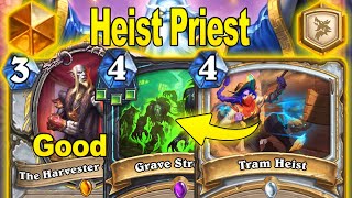 My Heist Priest Deck Is Actually Pretty Good To Play At Showdown in the Badlands  Hearthstone [upl. by Ihcehcu194]