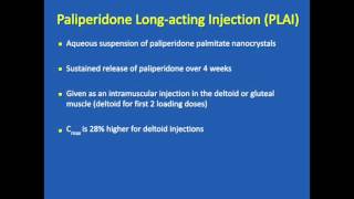 Paliperidone longacting injection  81581 [upl. by Birck459]