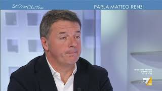 Myrta Merlino a Matteo Renzi quotIn questo studio sento ancora puzza di polvere da sparo dopo il [upl. by Rosenfeld]