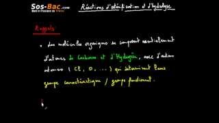 Réactions dEstérification et dHydrolyse cours 1 [upl. by Auroora63]