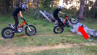 FIRST TIME RIDING TRIALS BIKES [upl. by Bisset]