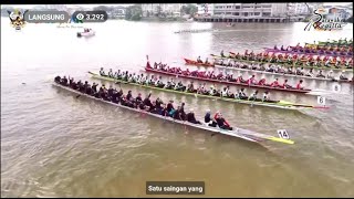 Regatta Sarawak Jumat 01 2024 sampan Bidar 30 pekayoh lelaki yt Alan Channel [upl. by Wachtel]