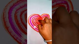 Heart pattern drawing howtodraw kidsdrawing happyvalentinesday shorts PalakEducationArts c [upl. by Griffy]