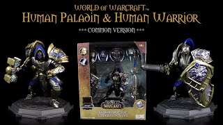 McFarlane ™ World Of Warcraft ™ Human Warrior amp Human Paladin  Common Version  Unboxing [upl. by Belsky]