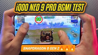 iQOO Neo 9 Pro BGMI TEST 🔥 Best Device for 90 FPS [upl. by Conti87]