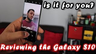 Samsung Galaxy S10 Review Is this the phone for you [upl. by Cappella268]