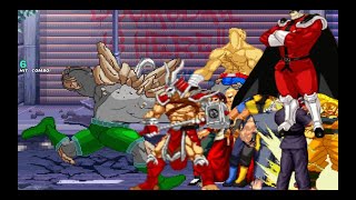 DOOMSDAY VS EVERYONE FTBISON SAGAT AKUMA RYO MRKARATE GEESE SCORPION SUBZERO GOKU VEGETA SUPERMAN [upl. by Suivatnad]