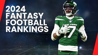 2024 Fantasy Football Wide Receiver Rankings  Top 12 WRs to Draft [upl. by Eatnom]