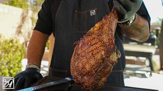 Secrets of Smoking a PERFECT Tomahawk Steak [upl. by Etyak]