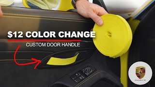 Customize Door Handle on your Porsche GT4 for 12 [upl. by Eniamirt]