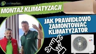 Montaż klimatyzacji krok po kroku  Jak prawidłowo zamontować klimatyzator  Poradnik [upl. by Arikahs]