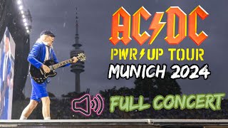 ACDC  FULL CONCERT  München 09062024 quotPOWER UPquotTour  AUDIO REMASTERED HIGH QUALITY [upl. by Annoved532]