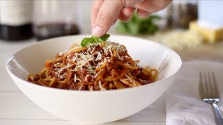 Spaghetti Bolognese Recipe [upl. by Ellenhoj]