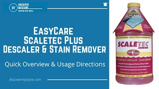 EasyCare Scaletec Plus Descaler and Stain Remover [upl. by Klarrisa]