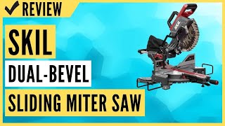 Skil 10quot Dual Bevel Sliding Miter Saw  MS630500 Review [upl. by Leamhsi388]