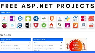 Aspnet Projects with Source Code  Free Aspnet projects Websites  Download Projects [upl. by Aecila]