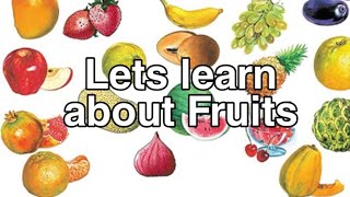 Lets learn about Fruits  Amazing Entertainment  Bedtime Stories for kids in English [upl. by Wolram648]