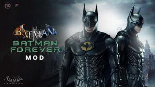 BEST Batman Forever Suit Mod EVER 1995 Forever Suit Looks Insane Batman Arkham Knight [upl. by Leno867]