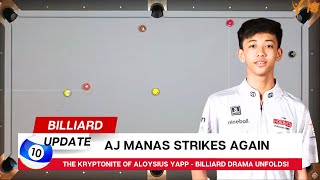 AJ Manas vs Aloysius Yapp  Indonesia International Open  Highlights [upl. by Anidan]