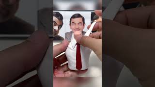 Clay Artisan JAY ：Creating a Funny Clay Portrait of Mr Bean [upl. by Maxy]