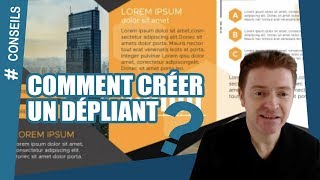 Comment créer un dépliant avec Indesign  Formation Graphisme [upl. by Hawken]