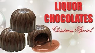 Christmas amp New Year Party Special recipeHomemade liquor chocolate recipeWhiskyfilledchocolate [upl. by Eetnom502]