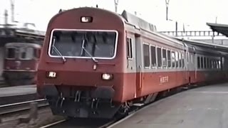 Trains CFF  SBB Züge  GareBahnhof GenèveGenf Cornavin  1992 13 [upl. by Yetty]