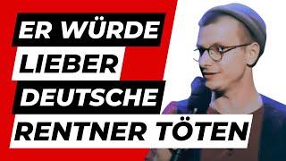 Comedian Moritz Neumeier über 70jährige Rentner töten statt Abschiebung [upl. by Norby]