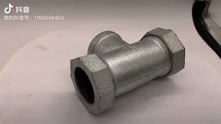 malleable cast iron pipe fitting [upl. by Rafa]