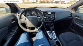 2012 Chrysler 200 LX POV Test Drive [upl. by Ynattib]