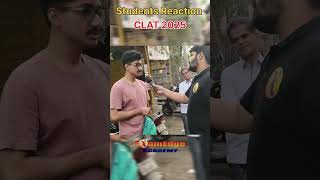 CLAT 2025 Students Reaction  CLAT Exam Centreclat clatexam [upl. by Ytak]