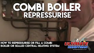 How to Repressurise a Heating System with an Internal Filling Key  Worcester Bosch [upl. by Mckenzie]