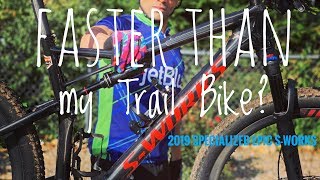 2019 Specialized Epic SWorks  Test Ride and Review  Faster than my Trail bike [upl. by Etnomaj]