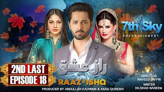 Raaz e Ishq  2nd Last Episode 18  Danish Taimoor and Neelam Muneer  Pakistani Drama [upl. by Nigrom]