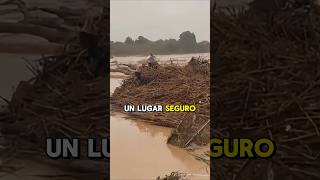 Perro rescatado en las inundaciones 🐶 [upl. by Wash]