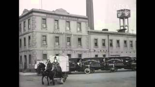 Australias earliest road traffic accident captured on film c1905 [upl. by Milty]