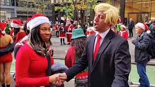 JasonScoopComedy Donald Trump at SantaCon NYC 2023 👍🏼 [upl. by Niawd]