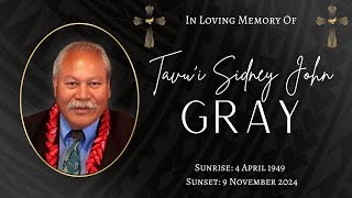 Family Service for Tavui Sidney John Gray [upl. by Jovi]