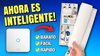 CONVIERTO mi viejo TELEFONILLO en INTELIGENTE por POCO DINERO  Ring Intercom [upl. by Nosniv]