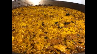 Paella madrileña con callos y secreto Para los mas atrevidos [upl. by Suirada]