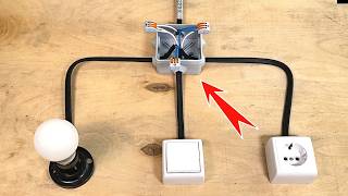 Electricians dont want you to know about this Connect the light switch in 2 minutes [upl. by Ardnot398]