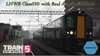 4K  TSW5  WCML Class350  With Real Announcements  2T33 LNWR service from London Euston to Tring [upl. by Mozart467]