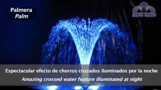 Palm Fountain Nozzle achieve spectacular crossed water jets [upl. by Pittel]