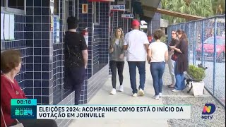 Eleições 2024 como está a votação em Joinville [upl. by Deirdra]