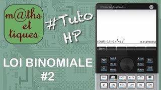 PROBA  Calculer une probabilité pour une loi binomiale formule  Tutoriel HP Prime [upl. by Page699]